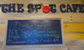 Daily specials at The Spot in St. Augustine, FL.