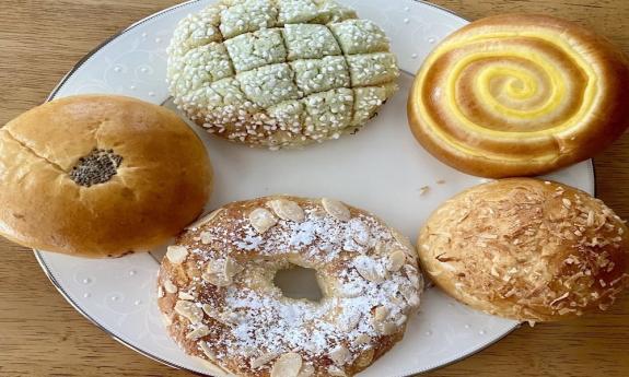 A sample of baked goods at Tidobeni Bakery in St. Johns, FL