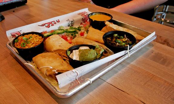 A lunch dish at Tijuana Flats.