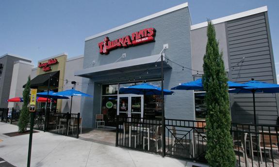 The outside shopfront for Tijuana Flats on US 1.