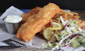 Traditional fish and chips are a specialty at Barley Republic in downtown St. Augustine.