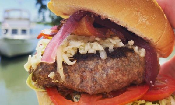 Uptown Scratch Kitchen's burgers are famous among locals in St. Augustine.