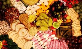 YAMO created this cheese, meat, and more platter for a special event in St. Augustine.