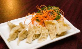 Steamed Dumplings from Yamato Japanese Steakhouse and Sushi in St. Augustine.