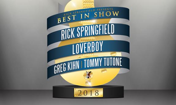 Rick Springfield brings his "Best In Show Tour" to the St. Augustine Amphitheatre.