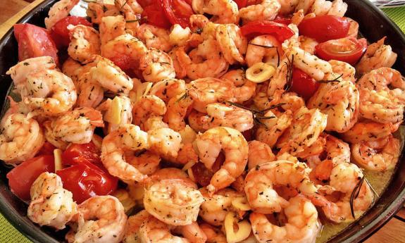 The shrimp dinner on Sunday is $8 pre-order and $10 on-site.