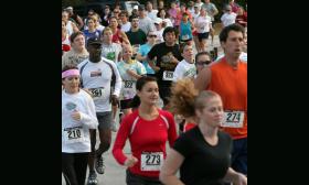 The Shut Up and Run 5K is an annual event on Thanksgiving Day in St. Augustine.