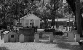 The Tolomato Cemetery, part of the Afterlife Tours in St. Augustine.