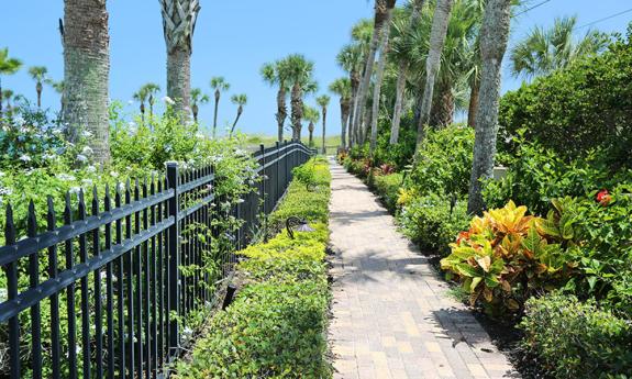 Beach access at La Fiesta Ocean Inn & Suites