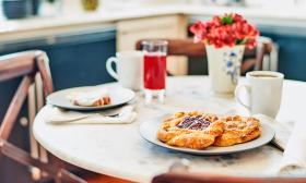 Continental breakfast is served each morning at The Collector.