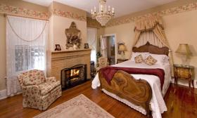 The beautiful Alexandria room at the Alexander Homestead in historic St. Augustine.