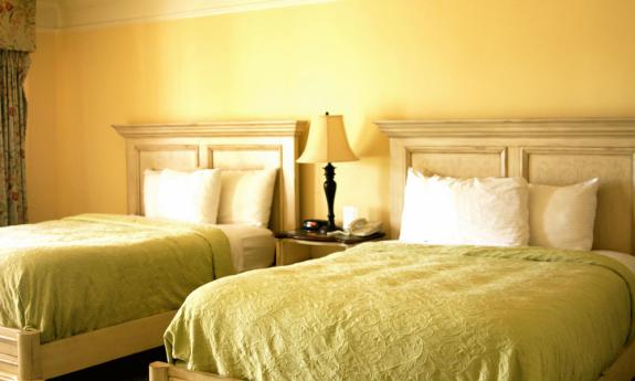 Cozy bedrooms at the Bayfront Inn in St. Augustine.