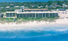 Beachers Lodge Oceanfront Suites is located just south of St. Augustine, Florida.
