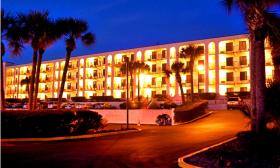 Beachers Lodge Oceanfront Suites is located just south of St. Augustine, Florida.