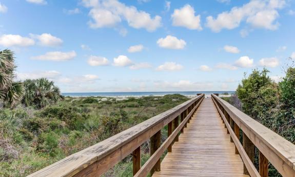 Private deck view at Coastal Realty in St. Augustine, FL. 