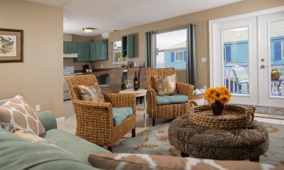 All cottage rentals at Beachcomber come with a kitchenette to make a vacation getaway more like home.