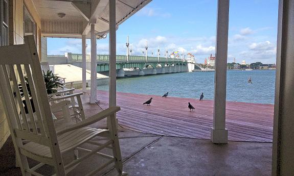 The Edgewater Inn offers beautiful views of the Bridge of Lions and historic St. Augustine.