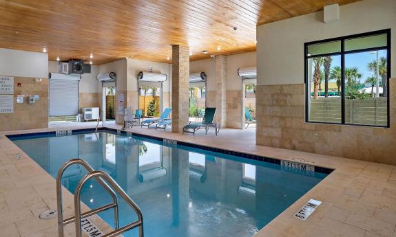 The pool at Holiday Inn Express St. Augustine - Vilano Beach.