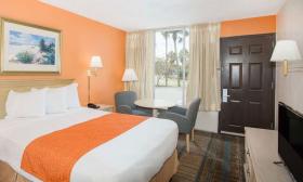 A room in the Howard Johnson by Wyndham at I-95 in St. Augustine.