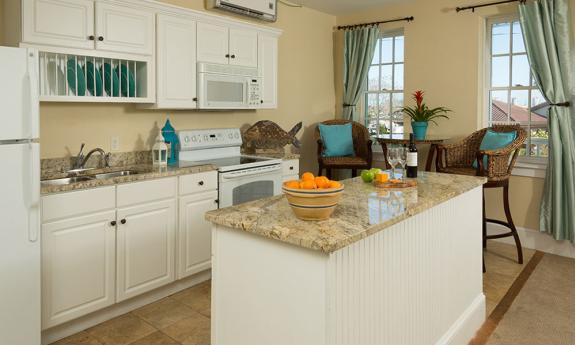 The kitchen of the Grand Suite at St. Augustione's Bella Bay Inn.