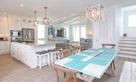 Gather with family and friends in the kitchen in dining area