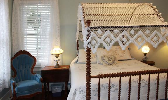 The Magnolia Room at the Victorian House Bed and Breakfast in St. Augustine, Florida.