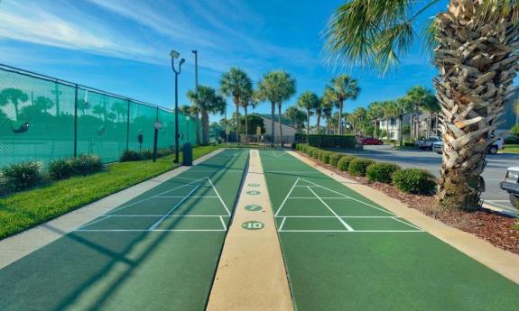 Shuffleboard at Ocean Gallery Resort in St. Augustine Beach, Florida