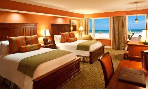 Seaside bedroom with views in Ponte Vedra Beach, North of St. Augustine. 