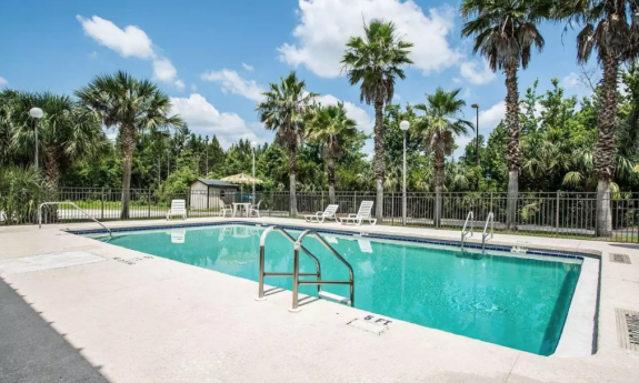 A swimming pool is located on site for visitors to the Quality Inn at Elkton to enjoy.