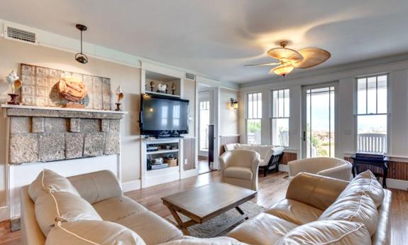 A place to gather with friends and family at a generous-sized vacation rental by Linda's Beach Rentals in St. Augustine.