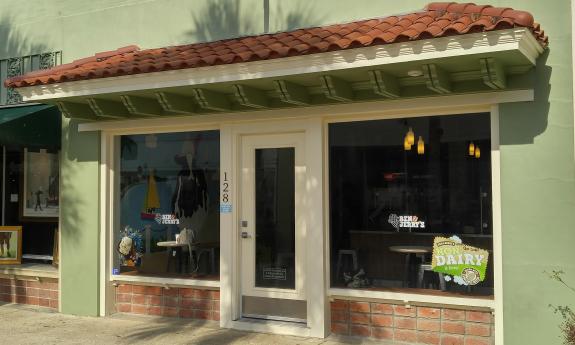 Ben and Jerry's store front in St. Augustine, Fl 