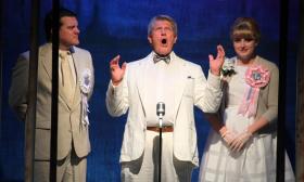 Scott Smith plays Tom Finley, Jr.; John Pope plays Boss Finley and Madi Mack portrays Heavenly in “Sweet Bird of Youth” at the Limelight Theatre. Contributed photo