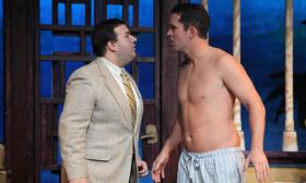 Mike Diamond plays Scudder and Cory Billingsley portrays Chance Wayne in “Sweet Bird of Youth” on stage at the Limelight Theatre. Contributed photo
