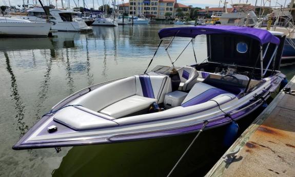 Thrill Seeker at Comachee Cove Marina in St. Augustine.