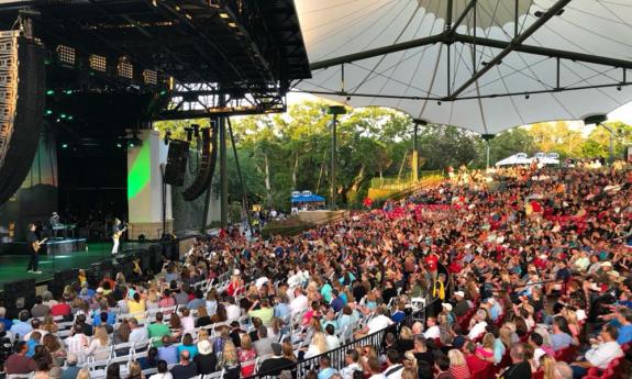 view of audience at concert