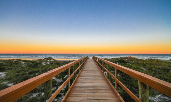 Crescent Beach in St. Johns County, FL.