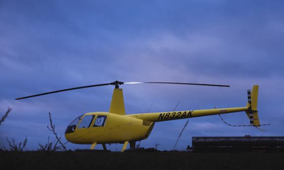 Watch the sunset over St. Augustine with First City Helicopters