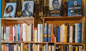 Contemporary books at Best Richardson African Diaspora Literature & Culture Museum in St. Augustine.