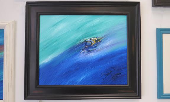 Art by Brenda Basham Dothage is on desplay, along with her books, at BOLD Gallery in St. Augustine.