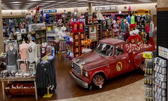 Inside Buc-ee's (St. Augustine) off of I-95 in World Golf Village.