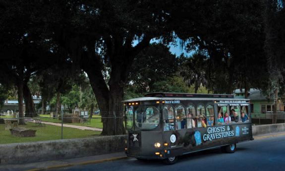 The Ghosts & Gravestones tour takes guests to some of the most haunted places in St. Augustine, Florida.