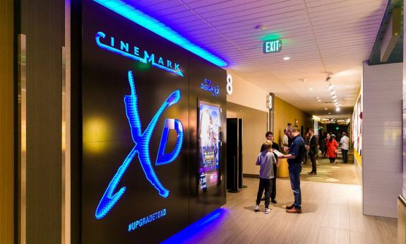 The interior of Cinemark in Durbin Park north of St. Augustine.