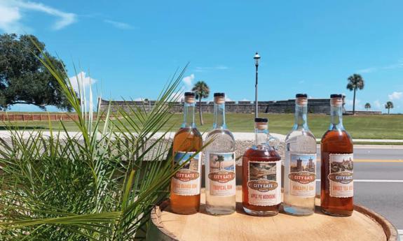 View of the Castillo de San Marcos from City Gate Spirits