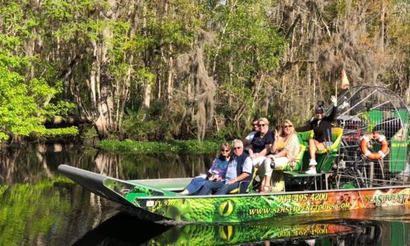 Airboat tours with Sea Serpent Tours in St. Augustine, Florida