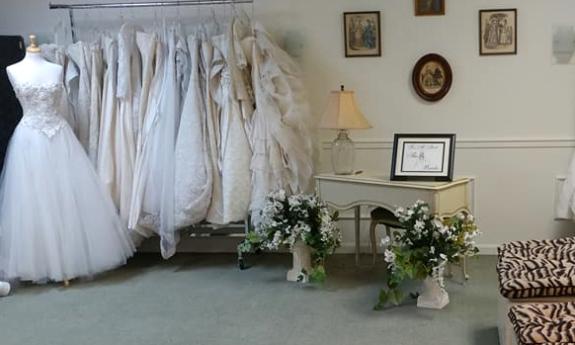 The showroom at Daniel Thompson Bridals in St. Augustine.