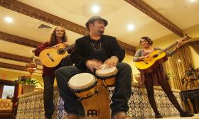 Dennis Fermin Spanish Guitar also provides a high-energy Latin fusion sound to encourage dancing.