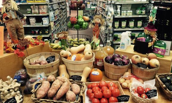 The autumn bounty at Diane's Natual Market in St. Augustine.