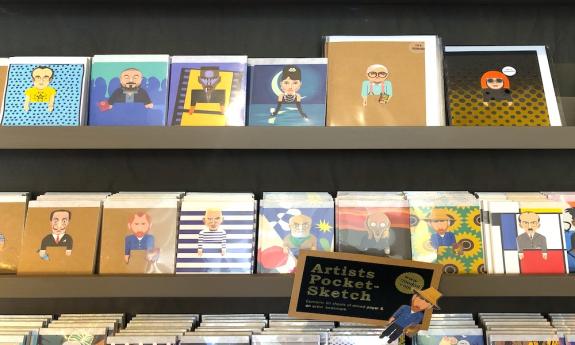 Greeting cards on display at Duddington's in the Uptown neighborhood of St. Augustine, FL.
