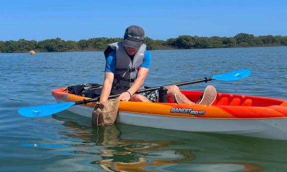 Eco Kayaks FL enables visitors to enjoy St. Augustine's waterways while collecting litter.