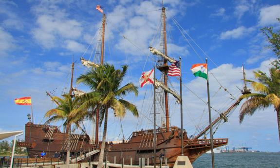 The tall ship El Galeon is open for tours every day when docked in her homeport of St. Augustine.